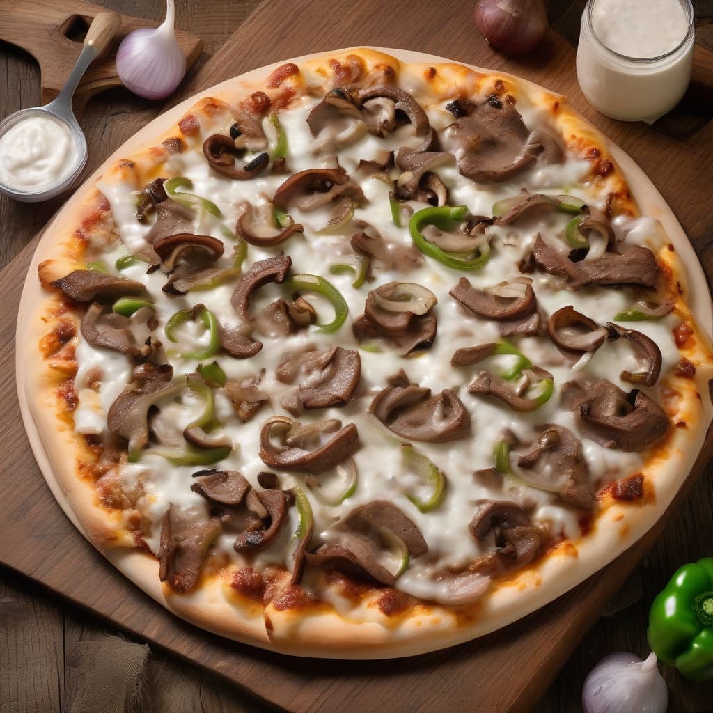 Philly Steak Pizza